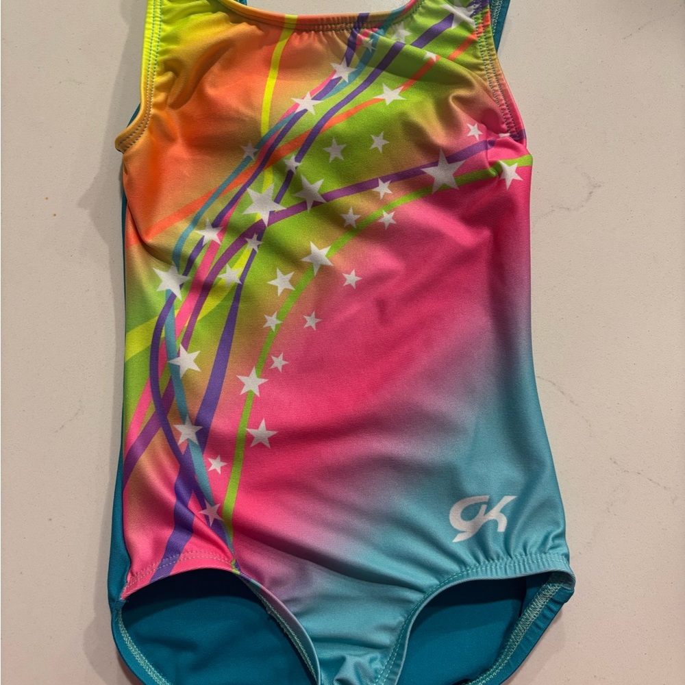 GK Rainbow Star Leotard
